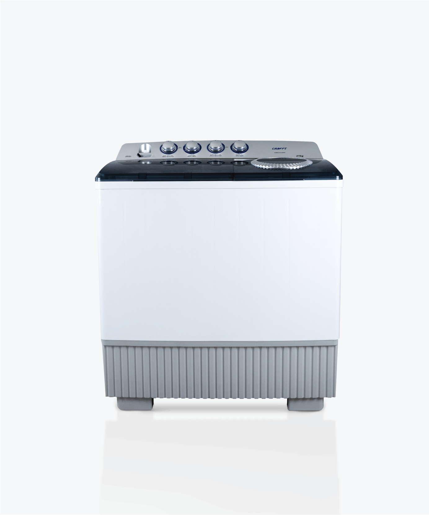 Washing machine 22 kg twin tubs WHITE||Laundry Machines 